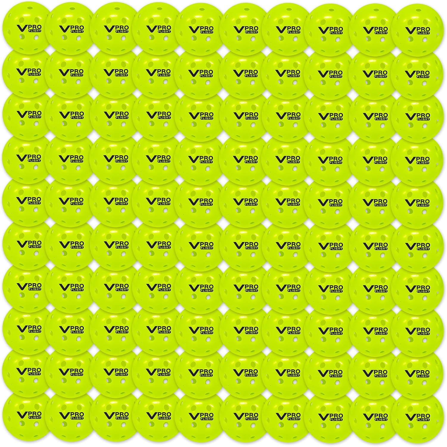 Vulcan VPRO Flight outdoor pickleball balls 100 pack